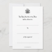 Katholieke Mis Aanbod Intenties Herdenking Notitiekaartje (Achterkant)