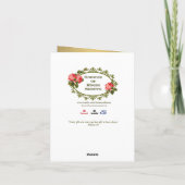 Katholieke Mis Aanbod Memorial Kaart (Achterkant)