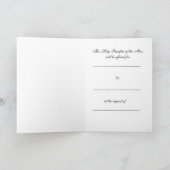 Katholieke mis die Jezus kruisbeeld Heilige Drie-e Bedankkaart (Binnen)