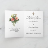 Katholieke Mis Religieuze Sympathie Mis Aanbod Kaart (Binnen)