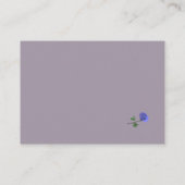 Katholieke Misty Mauve en Green Response Card Informatiekaartje (Achterkant)