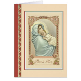 Katholieke Moeder Maria  Baby Jezus Dank U