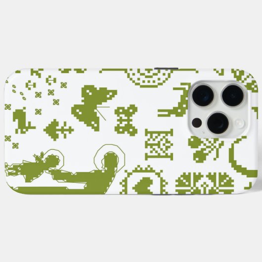 Katholieke Moeder van Onze Schepper Groen Case-Mate iPhone Case (Achterkant (horizontaal))