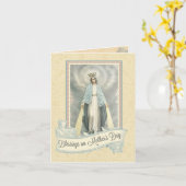 katholieke Moederdag-Kaart Kaart (Gele Bloem)