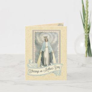 katholieke Moederdag-Kaart Kaart