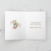 Katholieke Moederdag Moeder Maria Kaart (Binnen)