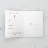 Katholieke Moederdag Spirituele boeketten Kaart (Binnen)