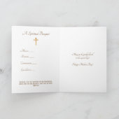 Katholieke Moederdag Spirituele boeketten Kaart (Binnen)