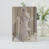 Katholieke moeders gebed na de Heilige Communie Bedankkaart (Staand voorkant)