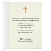 Katholieke MOUNT CARMEL Funeral condoléances (Binnen (Rechts))