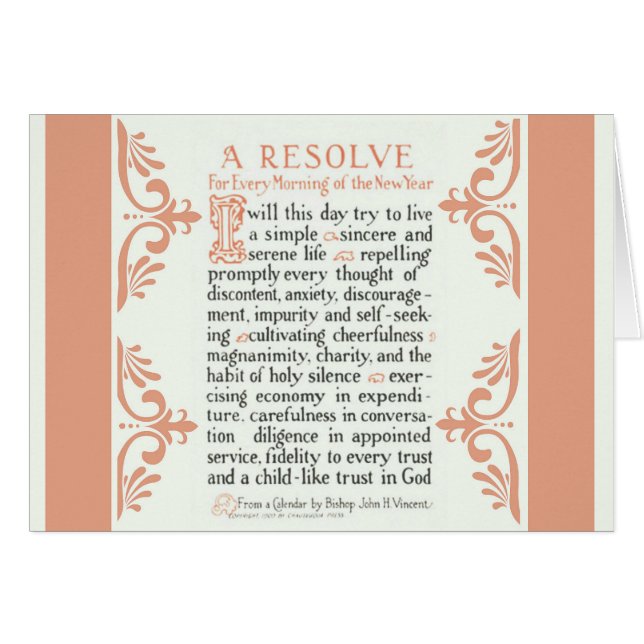 katholieke nieuwjaarsgebed (Voorkant Horizontaal)