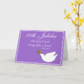 Katholieke non "50e Jubeljaar" Kaarten en geschenk (Gele Bloem)