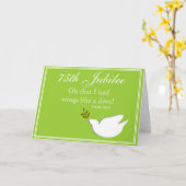 Katholieke non "75e Jubeljaar" Kaarten en geschenk (Gele Bloem)