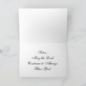 Katholieke non diamant 75e jubeljaar bloemenKaart Kaart (Binnen)