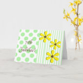 Katholieke non diamant 75e jubileum Kaarten en ges (Gele Bloem)