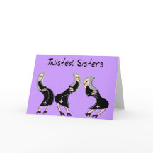 Katholieke Non Geschenken "Twisted Sisters" Ontwer