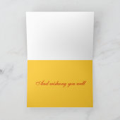 Katholieke Non "het Denken van u" kaart (Binnen)