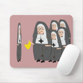 Katholieke non-Humor "Fat Sisters" Muismat (Met muis)