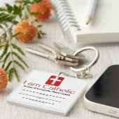 Katholieke Noodcontactkaart Sleutelhanger (Voorkant Rechts)