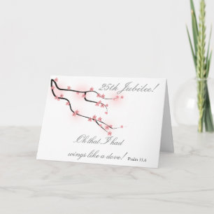 Katholieke Nun "25th Jubilee"-kaart Kaart