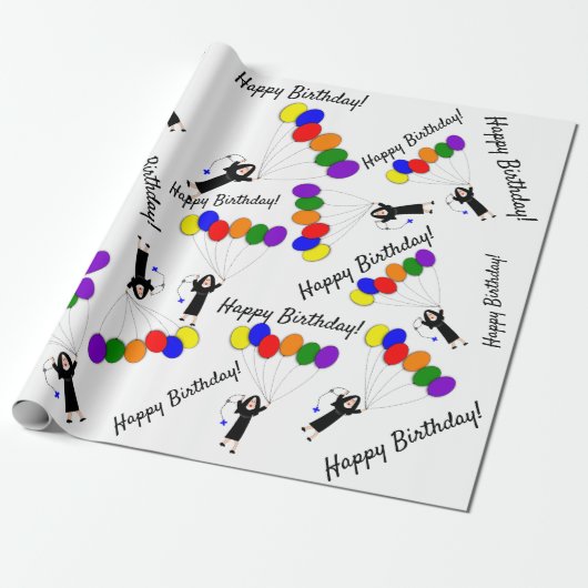 Katholieke Nun Birthday Tissue Paper alle Cadeaupapier (Uitgerold)