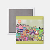 Katholieke Nun- en katholieke Monk-kunstgeschenken Magneet (Voorkant / Achterkant)