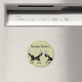 Katholieke Nun Gifts "Twisted Sisters" Design Magneet (Insitu (Vaatwasser))