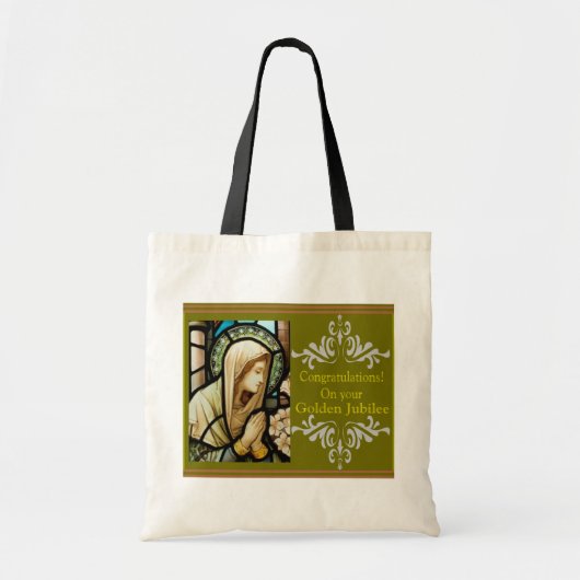 Katholieke Nun "Golden Jubilee" Kaarten & cadeaus Tote Bag (Voorkant)