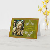 Katholieke Nun "Golden Jubilee" Kaarten & cadeautj (Gele Bloem)