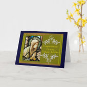 Katholieke Nun "Golden Jubilee" Kaarten & cadeautj (Gele Bloem)