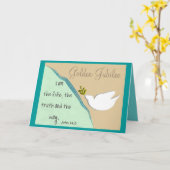 Katholieke Nun "Golden Jubilee" Kaarten & cadeautj (Gele Bloem)