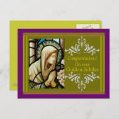 Katholieke Nun "Golden Jubilee" Kaarten & cadeautj (Voorkant / Achterkant)