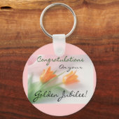 Katholieke Nun "Golden Jubilee" Kaarten & cadeautj Sleutelhanger (Voorkant)