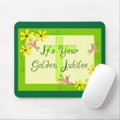 Katholieke Nun Golden Jubilee Kaarten Muismat (Met muis)