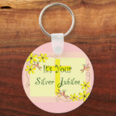 Katholieke Nun Silver Jubilee Kaarten, Mokken, Can Sleutelhanger (Voorkant)