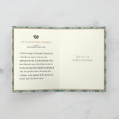 katholieke ochtend met Maagd Mary Prayer Feestdagen Kaart (Binnen)