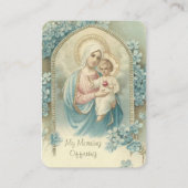 katholieke ochtend met Maagd Mary Prayer Plaatskaartje (Voorkant)