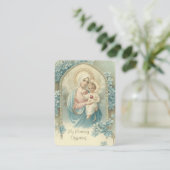 katholieke ochtend met Maagd Mary Prayer Plaatskaartje (Staand voorkant)