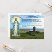Katholieke Omzetting Ierland Prayer Heilige Kaart (Voorkant / Achterkant in situ)