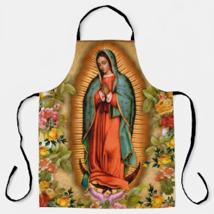 Katholieke Onze Dame van Guadalupe Maagd Mary Flor Schort