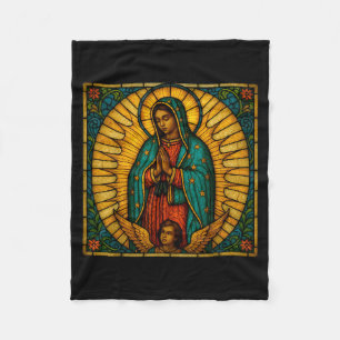 Katholieke Onze Lieve Vrouw van Guadalupe Mexicaan Fleece Deken