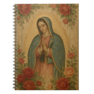 Katholieke Onze Lieve Vrouw van Guadalupe Vintage Notitieboek