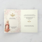 Katholieke Onze-Lieve-Vrouw Zetel van Wijsheid Roz Kaart (Binnen)