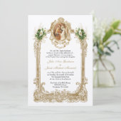 KATHOLIEKE OPROEP LILY BRUILOFT UITNODIGINGEN (Staand voorkant)