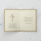 katholieke paasbelijdenrennen van Jezus Feestdagen Kaart (Binnen)