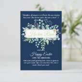 Katholieke PAASKAARTEN Religieuze Bijbeltekst Bijb (Staand voorkant)