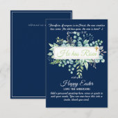 Katholieke PAASKAARTEN Religieuze Bijbeltekst Bijb (Voorkant / Achterkant)