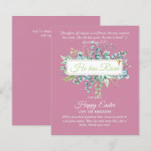 Katholieke PAASKAARTEN Religieuze Bijbeltekst Bijb (Voorkant / Achterkant)