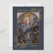 Katholieke Pasen Jezus opstanding Familiefoto Feestdagenkaart (Voorkant)