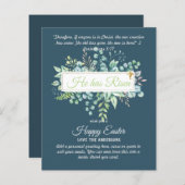 Katholieke PASEN Kaarten Religieuze Tekst Bijbelci (Voorkant / Achterkant)